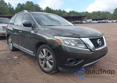 2015 Nissan Pathfinder Platinum из США, поврежденный, VIN 5N1AR2MN7FC682938